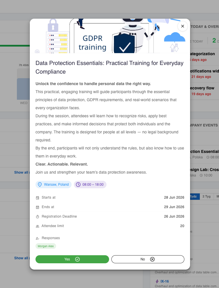 say.work — company events