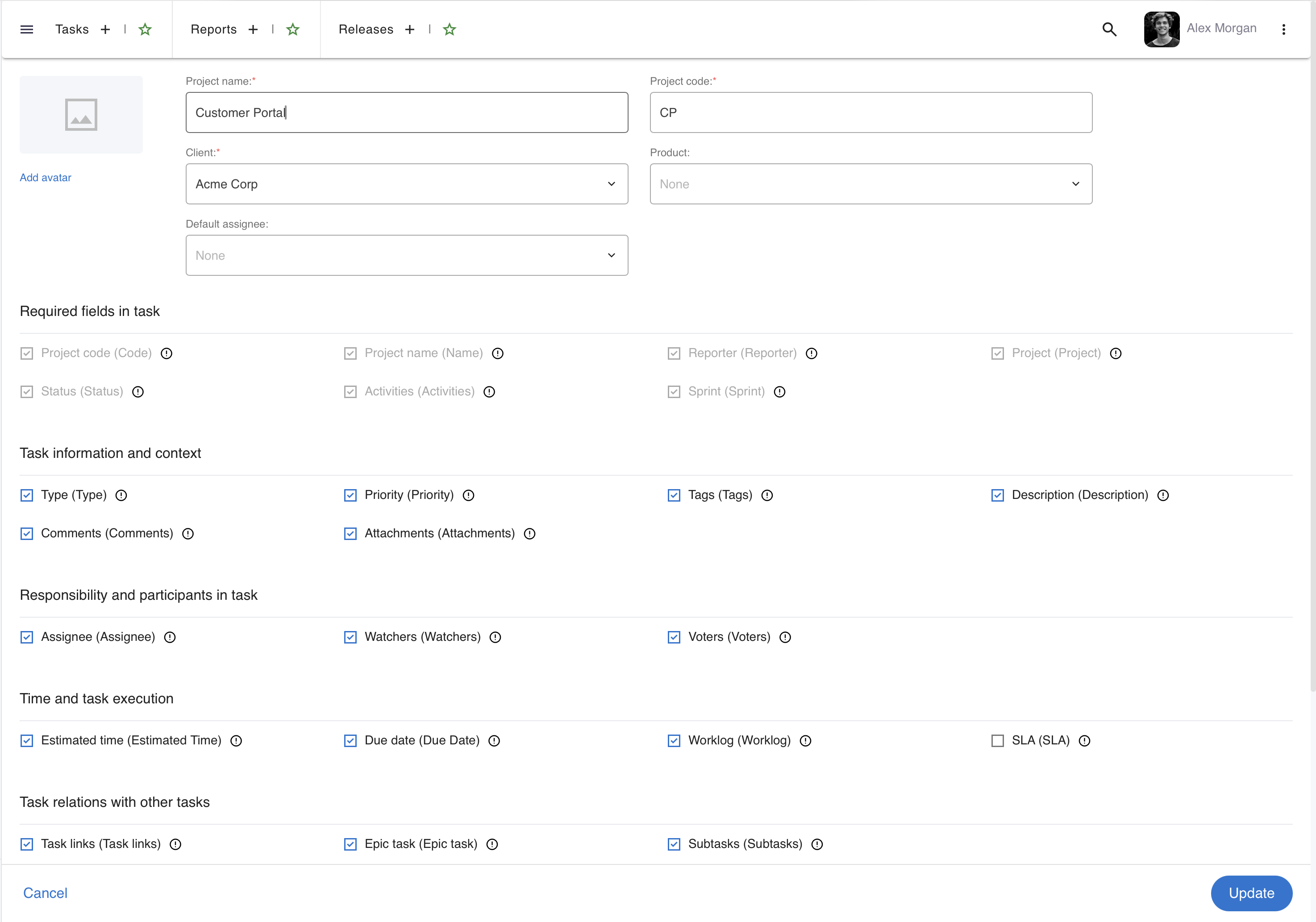 say.work — project configuration