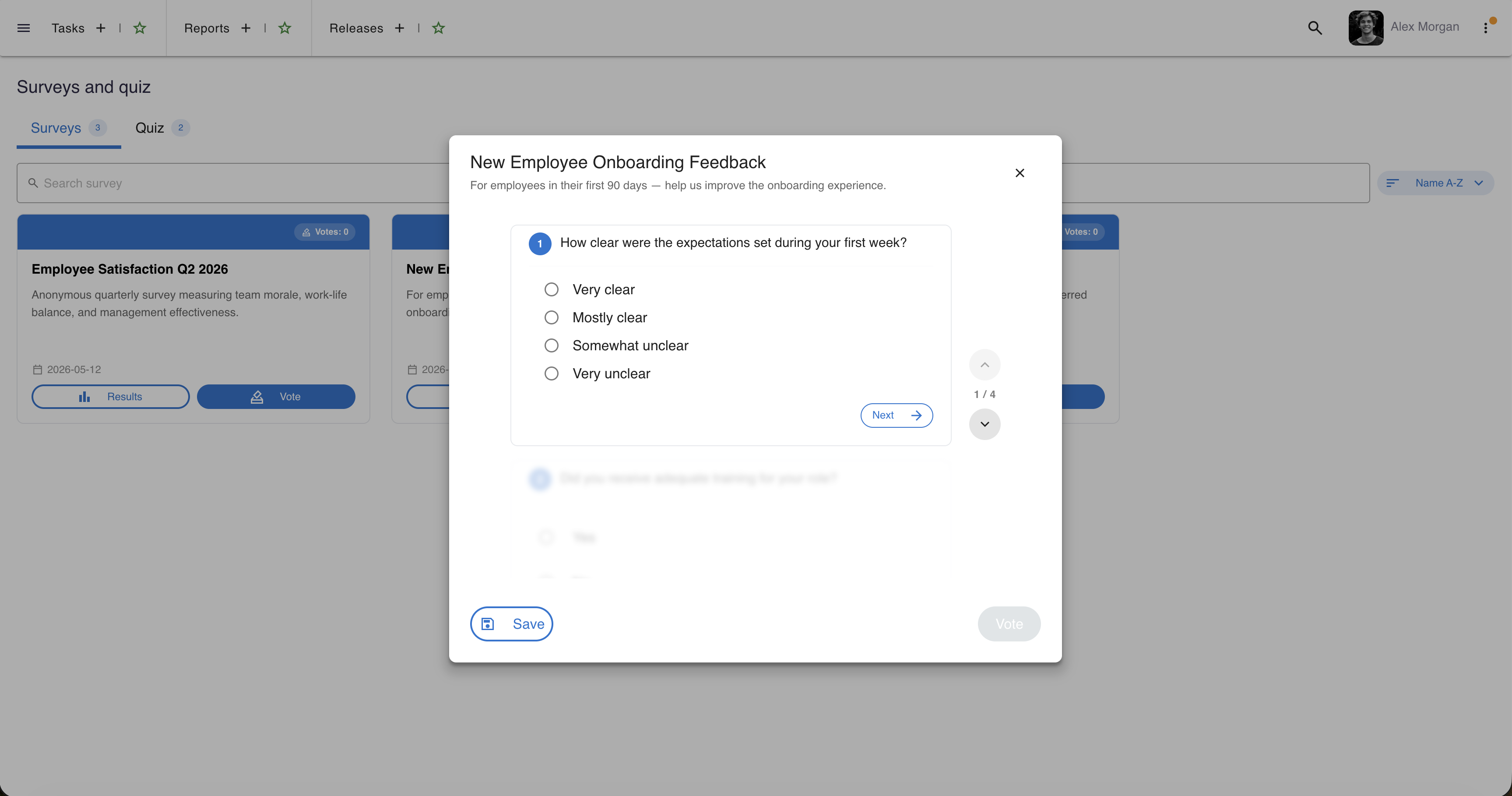 say.work — surveys and quizzes