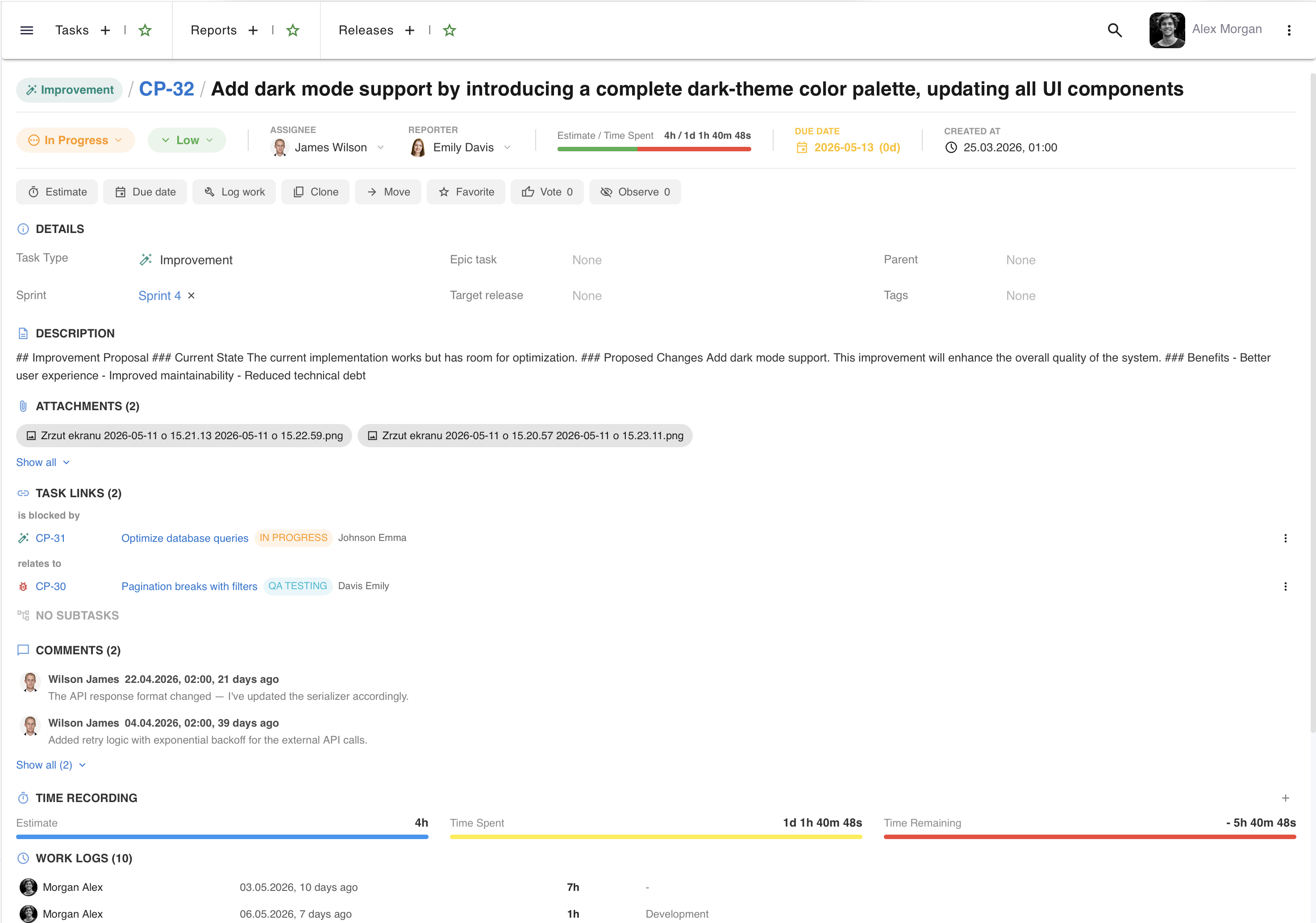 say.work — task management